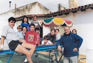 cama elastica azotea