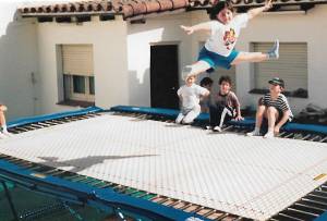 cama elastica azotea