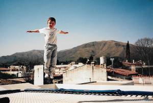 cama elastica azotea