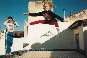 cama elastica azotea